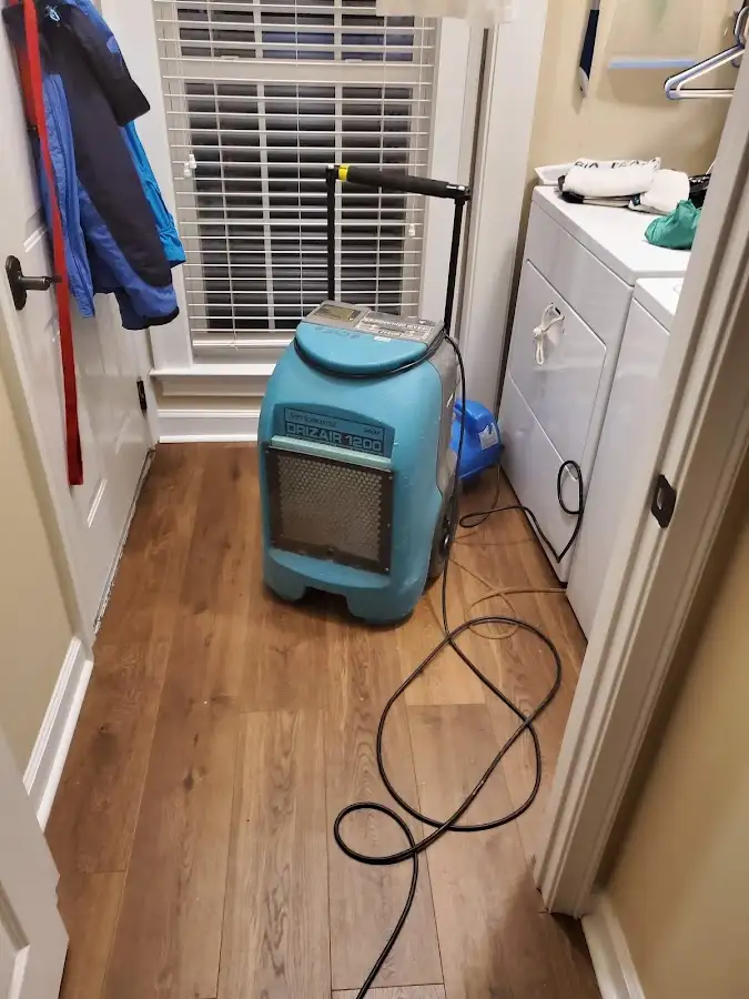 Commercial dehumidifier deployed for Flood Damage Cleanup in Wahoo